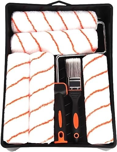 SFQEVHRZ Paint Rollers，Facade Roller， 8Pcs 10inch Home Wall Art Decoration Pattern Painting Brush Paint Roller Tool The rollers to paint, repair and decorate walls