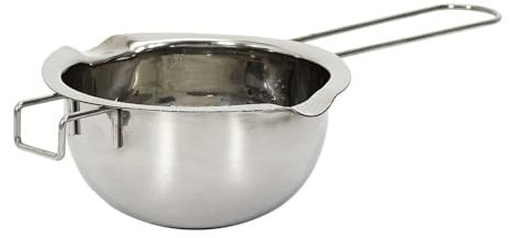 LILY COOK, KP5678, Ciotola bagnomaria ergonomica in Acciaio Inossidabile, Ideale per sciogliere Il Cioccolato e preparare Salse, capienza Ampia, Finitura Argento, Dimensione: Grande, Colore: Argento