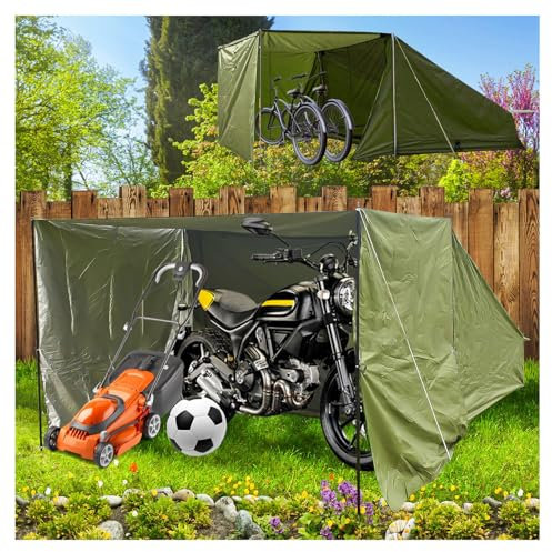 YSMSMZJK Box Biciclette con Tessuto Ombreggiante Rimovibile Box Biciclette da Esterno Adatto per Deposito Legna da Ardere Garage Moto Garage Moto per Esterno