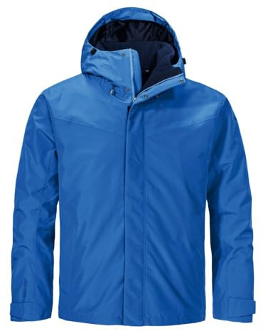 Schöffel Herren 3in1 Jacket Style Okere MNS, wasserdichte, atmungsaktive Outdoorjacke mit herausnehmbarer Fleecejacke, cornflower blue, 54