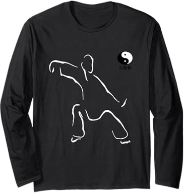 Tai Chi T-Shirt Art Martial T-Shirt Shirt Manche Longue