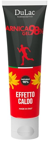 Dulac – Arnica per Cavalli Uso Umano 98% Gel Effetto Riscaldante, 100 ml, ideale in caso di Fastidi Muscolari e Articolari, con Arnica Montana, Etere Butilico e Olio di Carota, Made in Italy