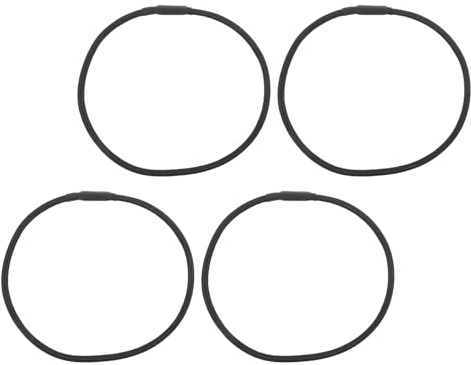 HAMPPLIES Kit 4 Pezzi Anelli in Gomma Elastiche di Ricambio per Supporto Antiurto Microfono, Accessori Ammortizzanti per Studio di Registrazione e Formazione Musicale