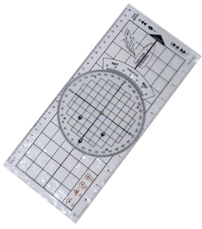 Dualoai di Rotta, Robusto, Trasparente, Accessori Utili, Goniometro Marino Trasparente