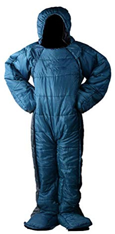 Saco de Dormir portátil para Adultos para Acampar, Estar de pie, 3 Estaciones, Cuerpo Completo, para Viajes, Senderismo, Uso al Aire Libre, con Forma Humana, tamaño Large