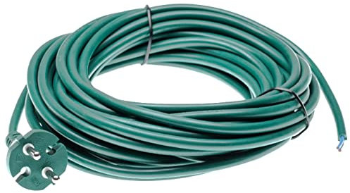 vhbw Stromkabel kompatibel mit Vorwerk Tiger 250, 251, 252, 265, 270, 260 Staubsauger - 10 m Kabel 2000 W, Anschlusskabel