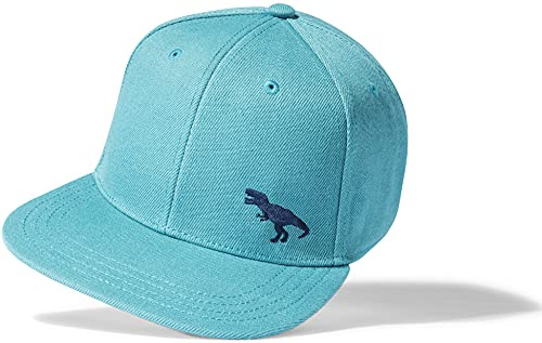 Baddery Barnkeps – Dino T-Rex – dinosaurielössa för pojkar och flickor, Turkos – T-Rex, one size