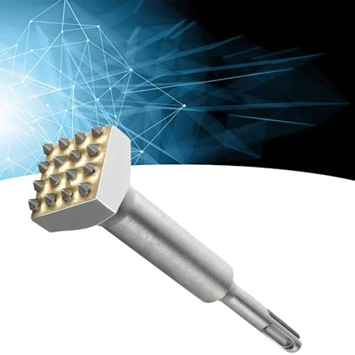 Burin SDS PLUS, Marteau Burin Électrique Boucharde Béton SDS PLUS, Burin électrique SDS Plus, Burin En Béton, embouts de burin cannelés en acier pour ciseau de dalle/pont/mur/chaussée en ciment