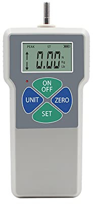 SF-500 Digital Force Gauge Push and Pull Tester Dynamometer Pressure LCD High Precision Thrust Meter Measuring Instruments Simple Portable (2N-500N)