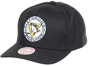 Mitchell & Ness Pittsburgh Penguins Black NHL Team Ground 2.0 Pro Snapback Cap - One-Size
