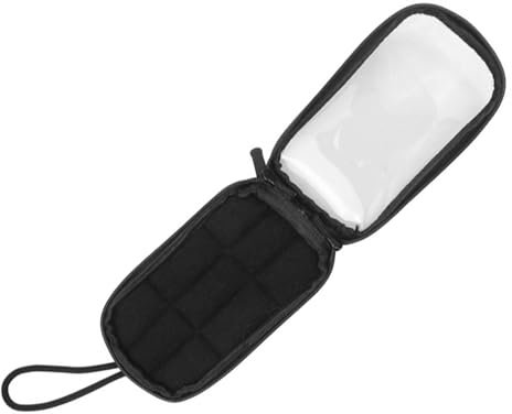 Uozonit Borsa da serbatoio magnetica per moto, borsa da serbatoio magnetica – borsa trasparente con jack per cuffie – per moto, borsa portatile per la maggior parte