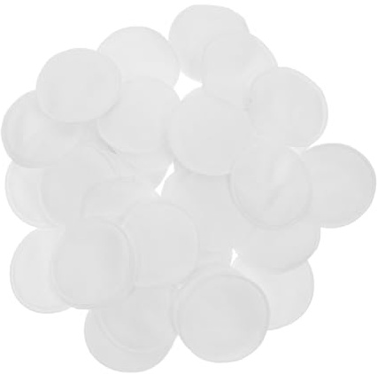 Beaupretty 100pezzi Dischetti Di Cotone Ovali Bianchi Per Rimozione Trucco e Pulizia Viso Cotone Naturale Spessi e Morbidi Per Sensibile e Uso Quotidiano