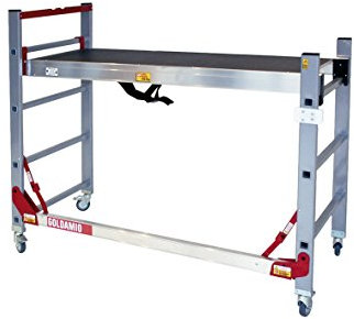 ANDAMIO PLEGABLE de ALUMINIO para TODO TIPO de PROFESIONALES GOLDAMIO - ¡¡La Mejor Solución para las Pequeñas y Medianas Alturas!! (A15)