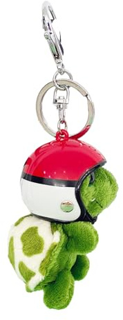 Porte clé Peluche,Porte-clés Tortue Pendentif de Sac en Coton Doux Porte-clés de Voiture et Breloque de Sac à dos pour Fille Accessoire de Voyage