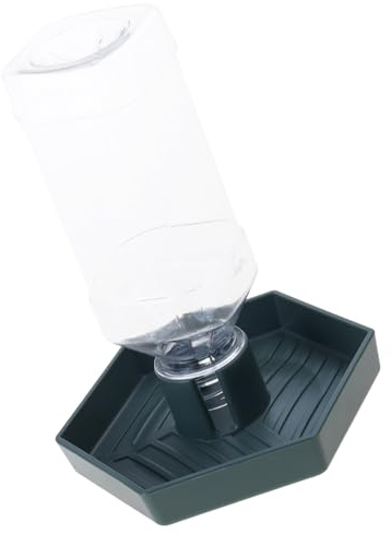 Kaeltsyn Dispensador de agua antideslizante para reptiles, botella de agua automática, suministro de riego para mascotas para anfibios, comedero automático de reptiles
