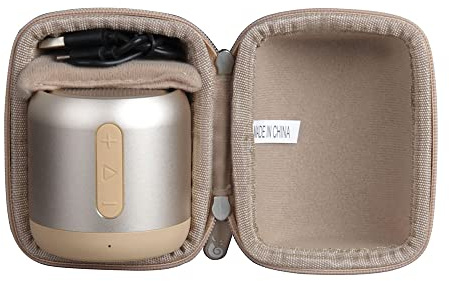 Hart Eva Reise Schutzhülle für Anker SoundCore Mini Super Mobiler Bluetooth Lautsprecher Speaker von Hermitshell ( Golden)