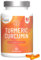 Kurkuma Kapseln Hochdosiert, Vitamin D3, Ingwer - 60 Curcumin Kapseln Hochdosiert 1000mg - Curcuma Extrakt - 185x höhere Bioverfügbarkeit - Sensilab