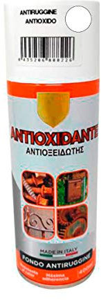 H HANSEL HOME Pintura Spray Antioxidante Blanco Liso 400 Ml