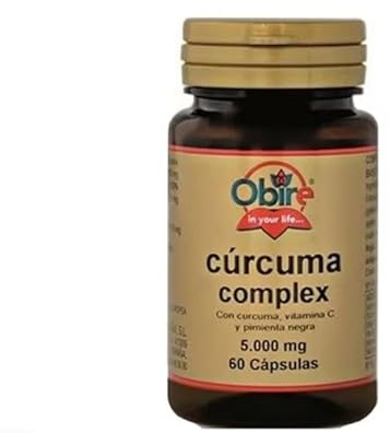Obire Curcuma Complex 60 capsule - Curcuma + pepe nero + vitamina c - Migliora digestione