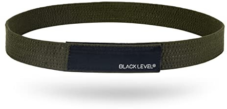 BLACKLEVEL Cinturón Sin Hebilla | Hombre y Mujer | Sin Metal | Cómodo y Ligero | Ajuste Preciso
