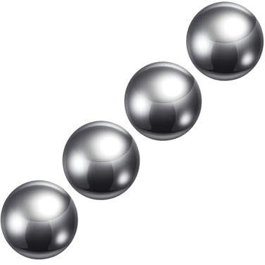 METALLIXITY Precision Balls G100 15mm 4pcs, 304 Stainless Steel Bearing Balls Beads - for Industry Kit, Machinery, Automotive, and DIY
