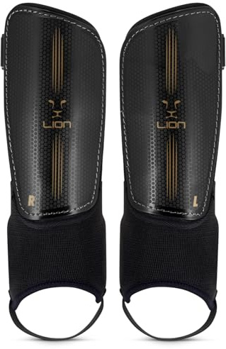 Football Shin Guards with Ankle Pads – Adjustable Straps, Breathable Design, Sizes for Adults and Kids - XL