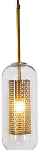 E14 Light Source Flush Mount Pendant Lamp, Single Head Ceiling Chandelier, Nordic Minimalist Style Glass Hanging Light, Living Room Restaurant Balcony Decorat Light Fixtures