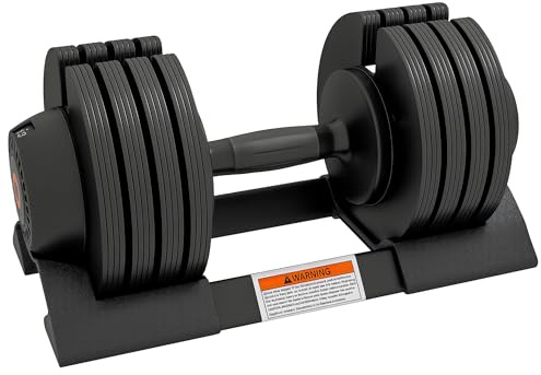 SPORTNOW Set Pesi Palestra 7/13/18/24 kg, Set di Manubri Regolabili per Braccia con Base di Stoccaggio e Impugnatura Antiscivolo, Pesi Manubri, per Allenamento Fitness Casa e Palestra, Nero