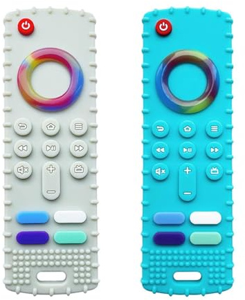 Control Remoto De Silicona De Simulación De 2 Piezas, Palitos Molares Para Perros Pequeños, Juguetes Interactivos Anti-Aburridos Para Cachorros, Accesorios De Juego En Interiores Para Mascotas.