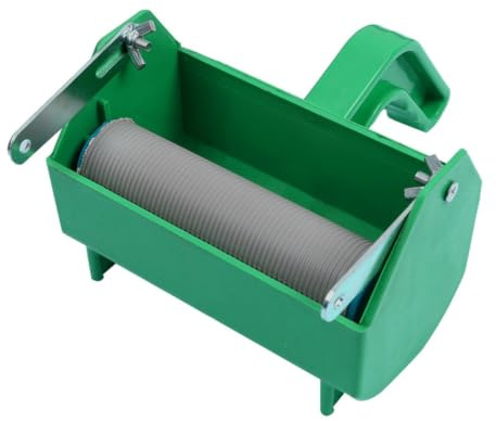 Didiseaon Rodillo para Empapelar Verde de Plástico Reutilizable y Fácil de Limpiar, Herramienta para Patrones de Pared Adecuado para Pintar Paredes y Puertas en Proyectos DIY