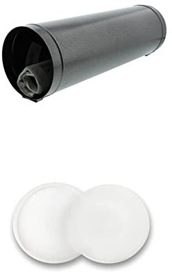 Burg-Wächter News 5800 E Zeitungsrolle, Briefkastenergänzung, A4 Einwurf-Format, Stahl eisenfärbig + Seitendeckel, Durchmesser 12cm, Kunststoff, S-Deckel SD 1 SB, Transparent