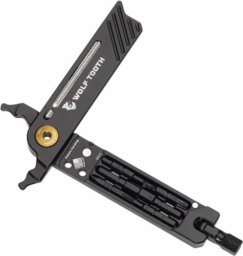 Wolf Tooth 8-Bit Pliers Kombizange/Multitool, Black/Gold, 8-BIT-BLK-GLD