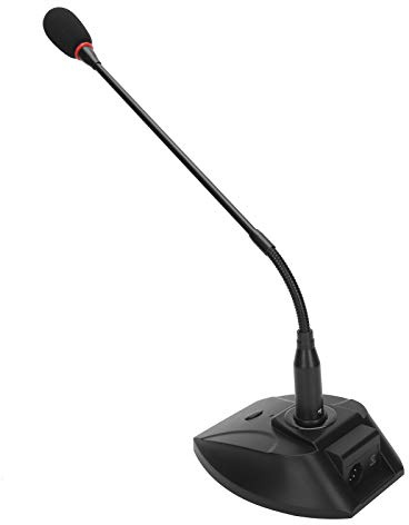 XINL Microphone à col de Cygne, Conception de Tuyau à col de Cygne Haute sensibilité Microphone Filaire Clair pour la conférence