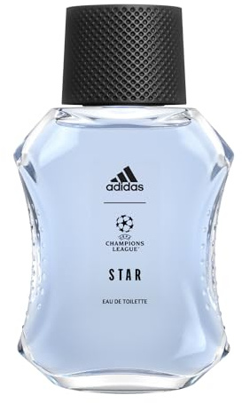 adidas UEFA Star Edition Eau de Toilette, parfum aromatique d'agrumes pour homme, 50 ml