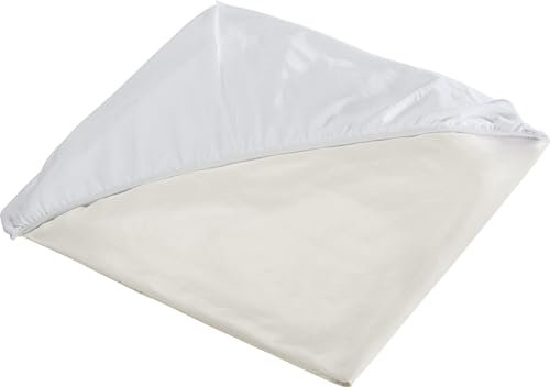 Erwin Müller Spannbettlaken wasserdicht/Kochfest Prenzlau f. Boxspringbett Molton weiß Größe 90x190 cm