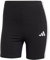 adidas Damen Essentials 3-Stripes HIGH Waisted Biker Shorts, Black/White, M