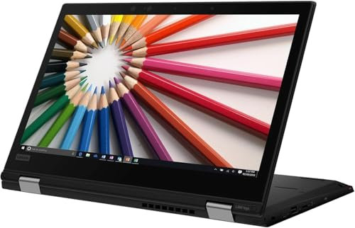 Lenovo ThinkPad L390 Yoga 13.3 FHD (1920 x 1080) 2 in 1 Touchscreen Laptop, Intel Core i5-8365U, 16GB RAM, 256GB SSD, Stylus Pen, Silver, Win 10 Pro (Renewed)