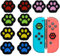 NJCXOLA 10 Pièces Joystick en Silicone,Joystick Switch, Protection Manette Switch,Capuchon de Joystick, Protection Joystick,Contrôleur Analogique en Silicone,Housse de Joystick en Silicone Souple