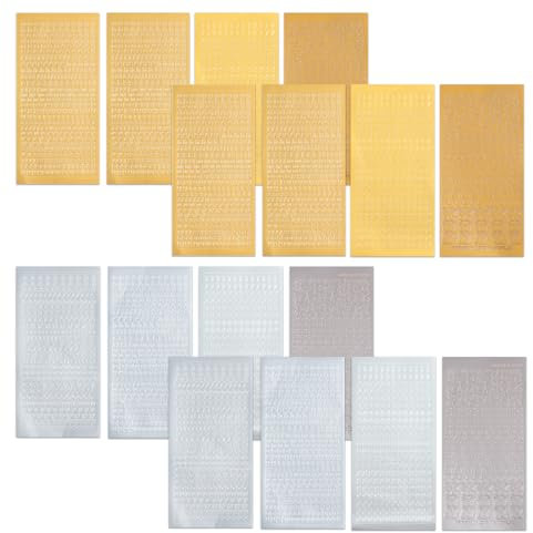 16 lettere di cera per candele e lastre di cera per candele Comunione, decorazioni per candele con lettere e numeri, per feste di comunione, matrimoni a mano