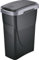 M home by Mazzei Mondex - Poubelle de Tri Sélectif 25L - Plastique Recyclé - Couvercle Basculant/Fixe - Système de Connexion - Gris Anthracite - Cuisine, Salle de Bain, Cellier - Fabriqué en Italie