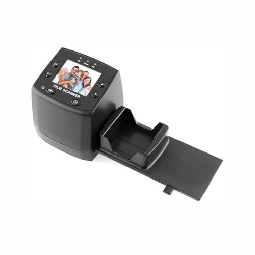XCSCUK Escáner de película Digital, digitalizador portátil de películas y Diapositivas, Visor de Diapositivas de escáner Negativo de 135/35 mm, Equipo de escaneo de películas