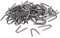 TOYANDONA 140 Pièces U Galvanisé pour Jardin de Fixation pour Clôtures Piquets de Jardin Durables Efficaces pour Meilleure Stabilité