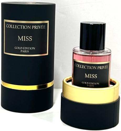 Parfum Miss Privée Collection New Edition (Gold Edition), Geschenkidee, lang anhaltender Unisexduft, 50ml (MISS)
