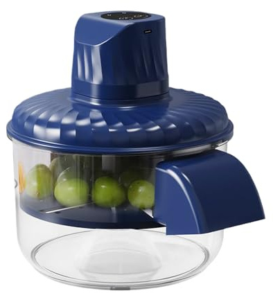 Machine à Éplucher Automatique, Outil De Cuisine Sans Fil Éplucheur, Décortiqueur d'Ail Automatique Grande Capacité, Pour Légumes Fruits Pommes De Terre Raisins Ail