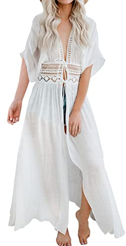 FANCYINN Camisolas y Pareos para Mujer Vestido de Bikini Ropa de Baño Playa Traje de Baño Vestido