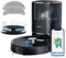 uwant U100 Saugroboter mit Absaugstation, Home-Mapping, Kombination aus Roboter-Staubsauger und Wischmopp, Lidar-Navigation per Laser, 4000Pa, No-Go-Zonen, Ideal für Tierhaare