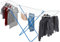 Mundo Home Tendedero Plegable Extensible 18m - Tenderetes de Ropa Plegables de Secado Rápido - Sisi Tendedero Plegable Hogar - Tendedero Secador de Ropa con Alas - Tenderete Extensible (Azul)