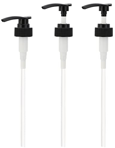 Segbeauty Pompa di Ricambio Dispenser Sapone, 3 Pezzi Erogatore Dosatore Liquido a Pompa, per Bagno Upcycling Flacone, Bottiglia di Lozione, Flaconi di Shampoo