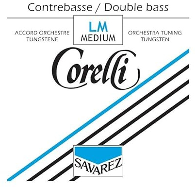 Corelli - Set de cuerdas contrabajo Corelli tungsteno 370M Medium 1/4 - ACCCBCOOT14J