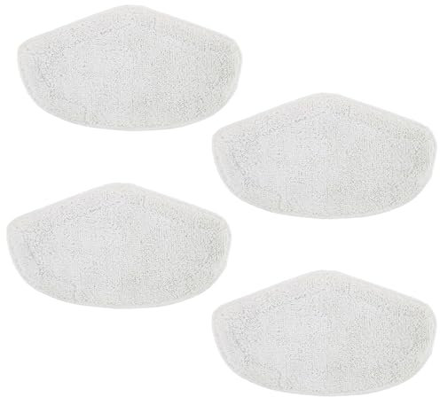 Alrens 4 pcs Tücher waschbar für Polti Vaporetto SV440_Double SV400, Dampfreiniger Mikrofaser Ersatztücher für Polti Vaporetto Dampfsauger, Pads für Polti Vaporetto Smart 100_B Mop Sockettes